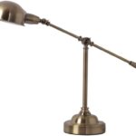 Uniqus Table Lamp Brass Desk Lamp Modern Metal Table Lamp Simple Living Room Bedroom Bedside Lamp Office Work Study Lamp E27 Desk Lamp Color : Metallic
