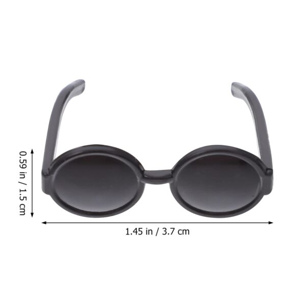 TOYANDONA 40ps Doll Glassses, Miniature Doll EyeGlassses Mini Doll costume Acessories for Dollhouse crafts Random color Miniatures - Image 2
