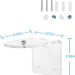 Wall Mount Acrylic Bracket For More Angle Mounting Wall Bracket For Eufy Security Solo Indoorcam P24, 2K P22, 1080P Security Indoor Camera 1Pack - Image 5