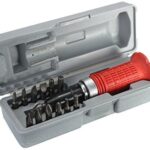 Eoocvt 14Pcs Heavy Duty Impact Screwdriver Driver Bits Tool Socket Set Kit With Case