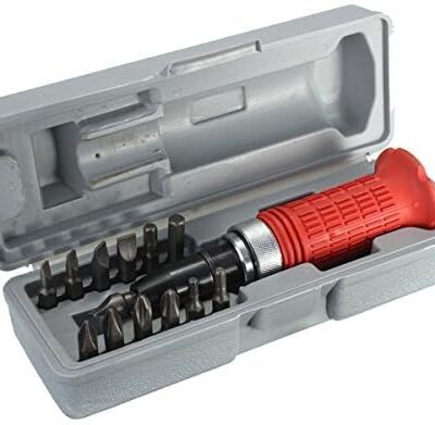 Eoocvt 14Pcs Heavy Duty Impact Screwdriver Driver Bits Tool Socket Set Kit With Case