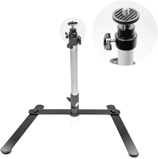 Limostudio Tabletop Overhead 17Inch Tripod Lightweight Stand Phone Holder Mount Compatible With Iphone, Galaxy, Pixel, Agg2934 - Image 5