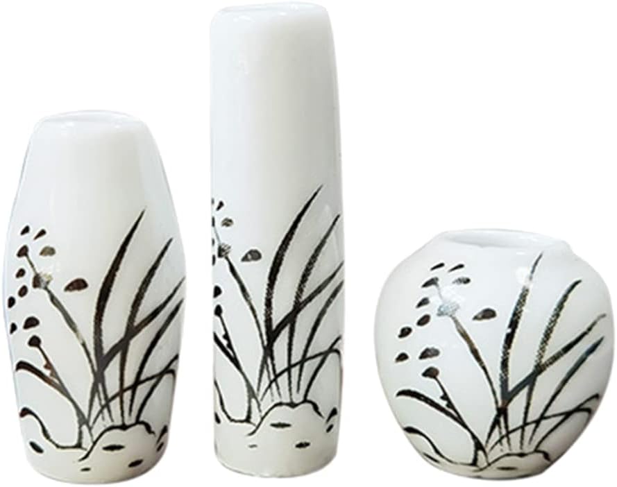 3ps Mini erami Dollhouse vases Miniature Garden Ornament Miniature Plant Pot Bud Vases Small