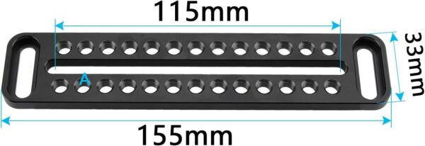 Camvate Long Cheese Plate 1/420 Mounting Platform For Dslr Camera Cage Kit  2289 - Image 2