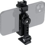 Universal Aluminum Phone Tripod Mount W Rotatable Cold Shoe, 360° Rotation Tilt Angle,Iphone 13 12 11 Max Pro Samsung Tripod - Image 2