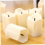 2pcs Remote Tea Lights LED Tea Light Flameless Candlestick Flickering Candle Flickering Candle Lights Decorate Black Core Party Decorations Candle Lamps LED Lights Fake Candle LED - Image 8