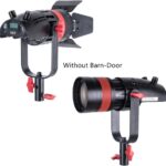 CameTv Boltzen 55W Cob Q55S Fresnel Focusable Led Video Light,BiColor 3200K5600K Cri96+Tlci97+Lighting Effects Foucsing Light - Image 4