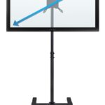 MountIttv Floor Stand Universal Pedestal Tv Stand For 1342 Inch Screens Tall And Adjustable Height Monitor Mount Vesa Compatible - Image 4