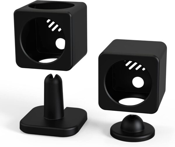 Holicfun Protective Silicone Cover Skin For Cam Og Bundle Cam Og + Cam Og Telephoto + Cam Og Stack Kit, Black