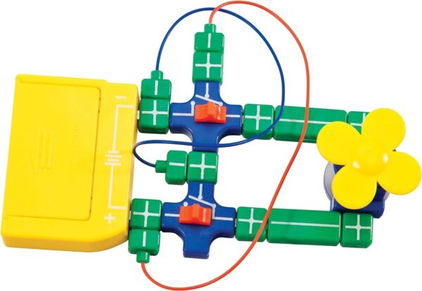 Thames & Kosmos Electricity & Magnetism Science Kit | 62 Safe Experiments Investigating Magnetic Fields & Forces for Ages 8+ | Assemble Electric Circuits with Easy Snap-Together Blocks - Image 7