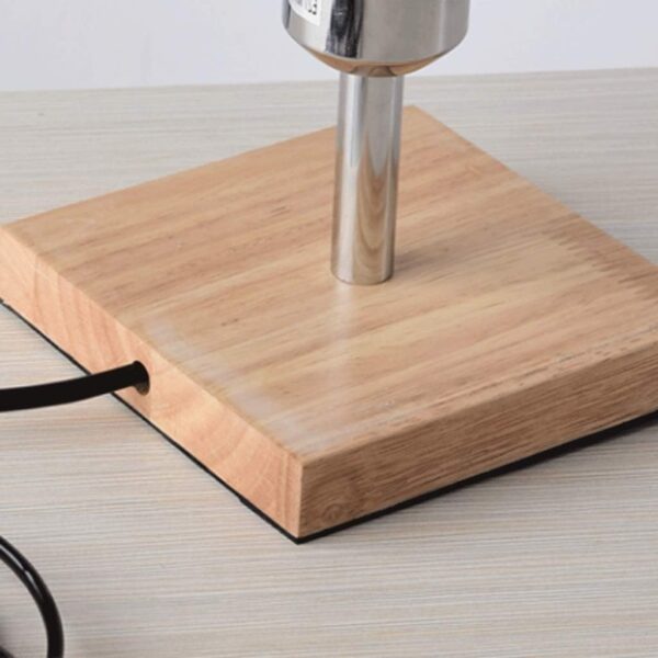 Uniqus Table Lamp Modern Garden Bedside Table Lamp Decoration Solid Wood Japanese Study Room LED Warm Table Lamp Bedroom Creative Table Lamp Desk Lamp Color : B - Image 3