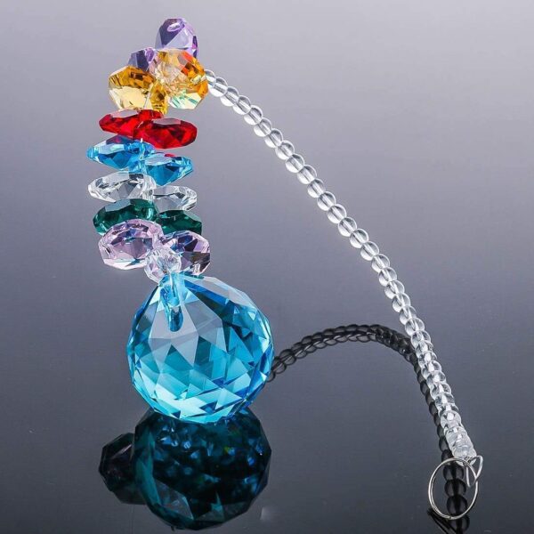 HD 30mm Crystal Ball Prism Rainbow Collection Hanging Suncatcher for Chandelier Parts Wedding Favors - Image 3