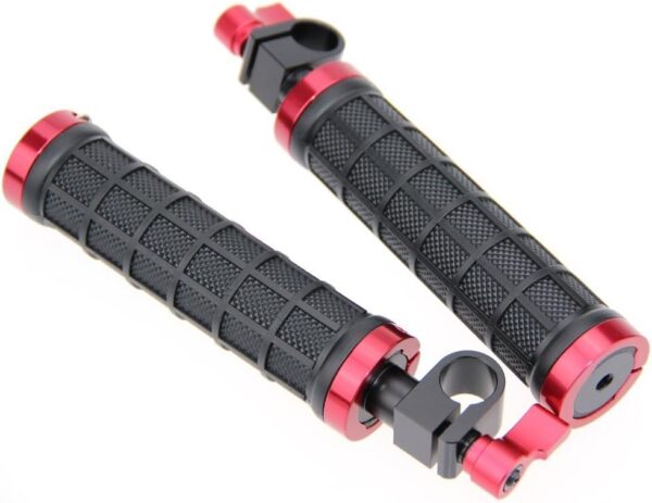 Camvate Dslr Handle Grips With Rod Clamp For 15Mm Rod Rig Rail Support Camera Tripod1 Pair  1076 - Image 8
