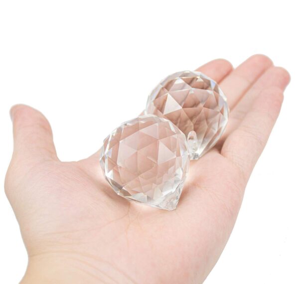 Yesland 20 Pack Upgraded Crystal Ball Prism 40mm 1.57 Inch Decorative Ball Suncatcher Rainbow Pendants Maker Perfect for Chandelier Window Wedding Decoration - Image 5