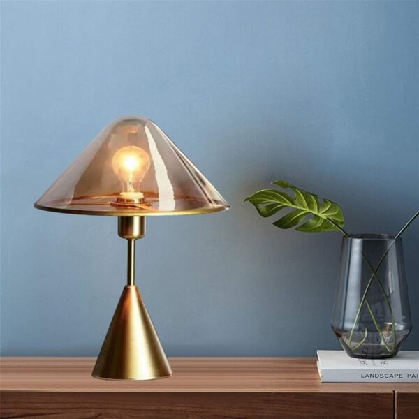 Table Lamp Bedside Table Lamp Glass Table Lamp Modern Nordic Creative Bedside Lamp Stylish Bedroom Table Lamp Table Lamp for Bedroom - Image 5