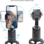 Auto Face Tracking Tripod, 360° Rotation Tracking Phone Holder, No App Required, Rechargeable Battery, Smart Selfie Stick - Image 6