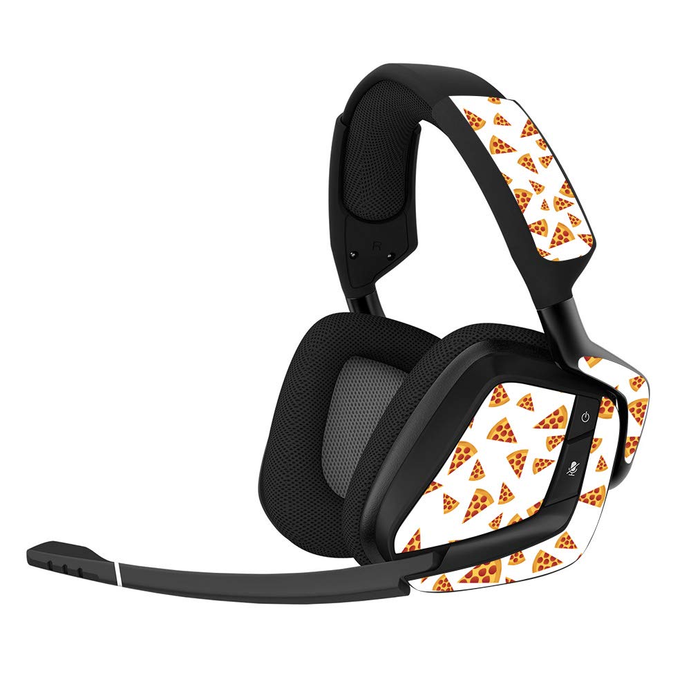 MightySkins Skin Compatible With Corsair Void Pro Gaming Headset - Body By Pizza | Protective, Durable, and Unique Vinyl Decal wrap cover | Easy To Apply, Remove, and Change Styles | Made in the USA