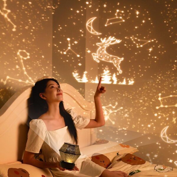 12 Sets Of Films, Star Projector For Kids, Galaxy Projector For Bedroom, Diy Starry Sky Star Projection Lamp, Night Light With 36 - Image 5
