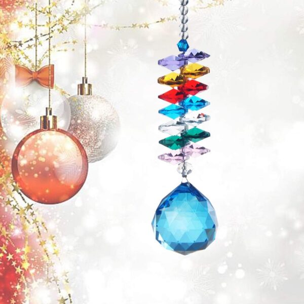 HD 30mm Crystal Ball Prism Rainbow Collection Hanging Suncatcher for Chandelier Parts Wedding Favors