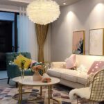 White Feather Chandelier Beautiful Pendant Light For Bedroom,Living Room,Girls Room - Image 3
