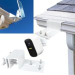 Gutter Mount For Security Camera And Solar Panel, Rustless Gutter Brackets For Arlo, Ring, Eufy Solar Panel, Eufy/Arlo Essential