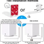 Bfytn 2 Pack Screwless Adhesive Wall Mount Compatible With Cam Pan V3 V2 Google Nest Cam Outdoor Or Indoor,2 Ways Installation - Image 4