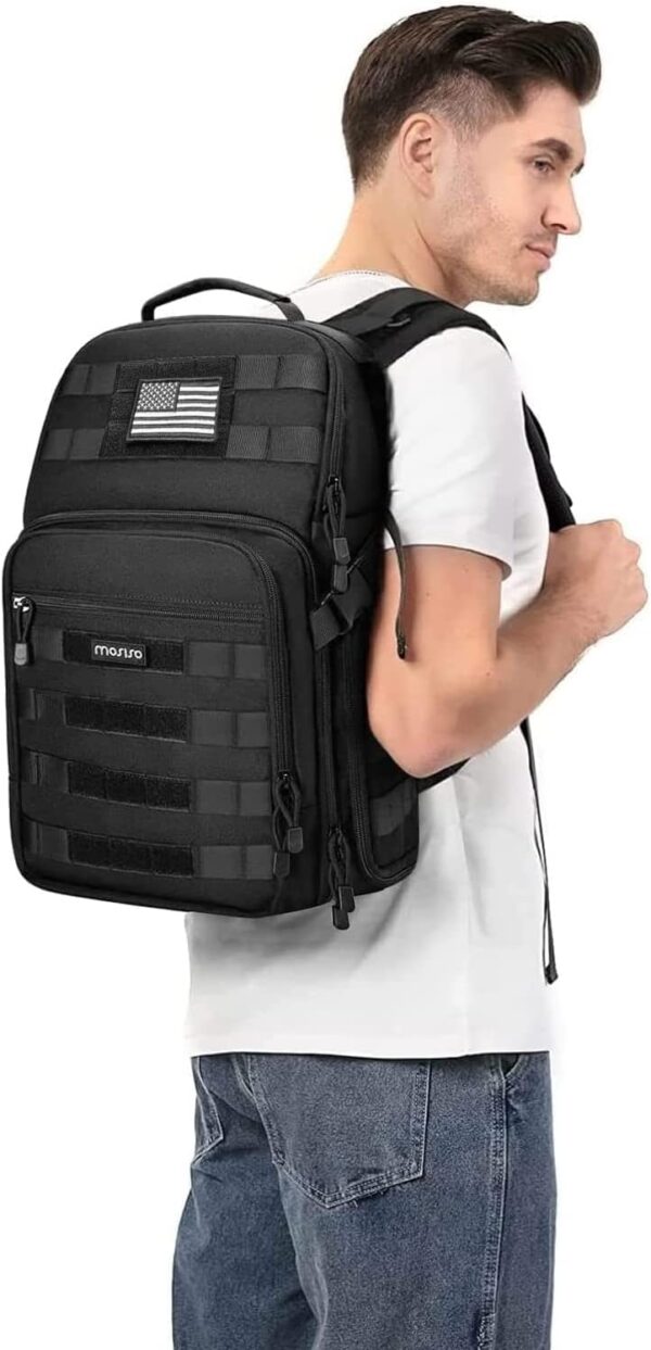 Mosiso Camera Backpack, Dslr/Slr/Mirrorless Tactical Camera Bag Case With Laptop Compartment Compatible With Canon/Nikon/Sony - Image 6