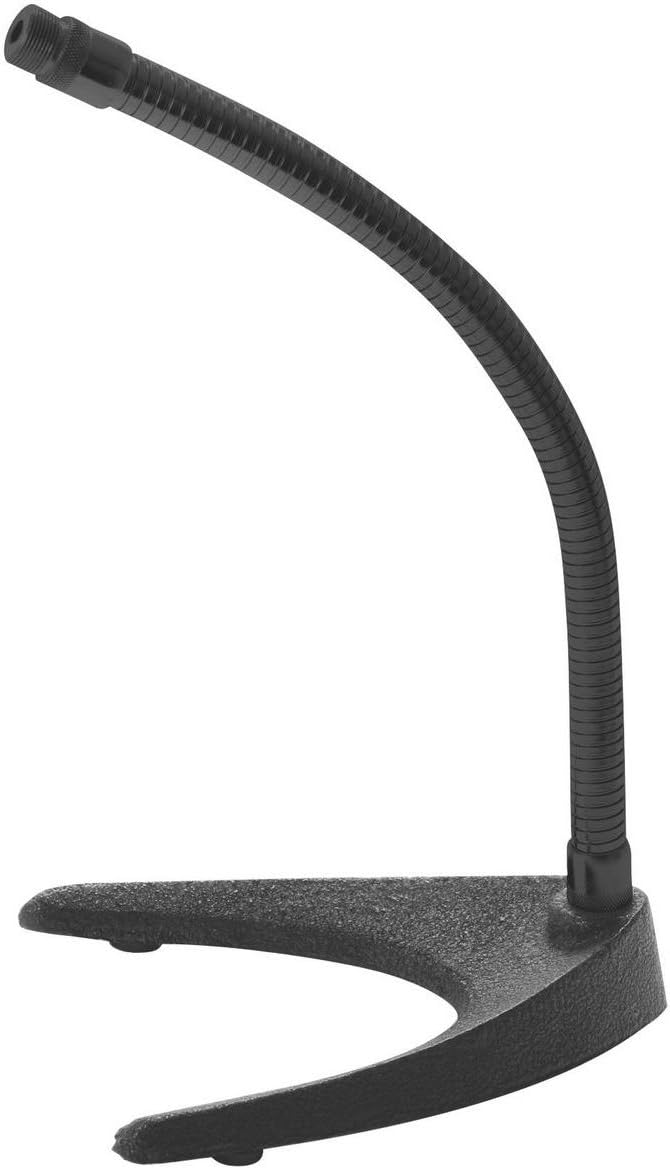 OnStage DS6213 Desktop Gooseneck Microphone Stand,Black