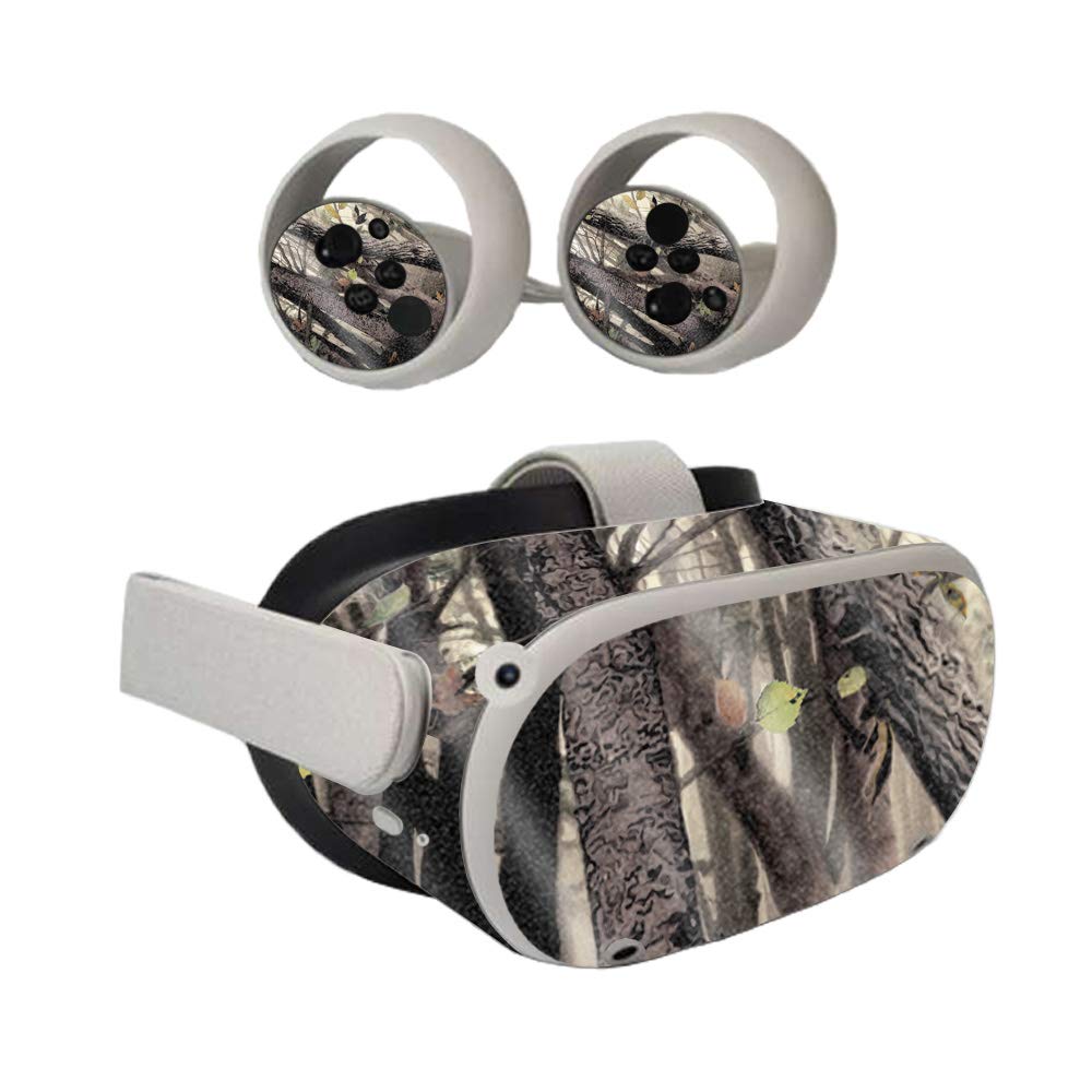 MightySkins Glossy Glitter Skin Compatible with Oculus Quest 2 - Tree Camo | Protective, Durable High-Gloss Glitter Finish | Easy to Apply, Remove, and Change Styles | Made in The USA