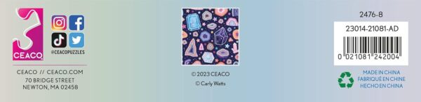 Ceaco Foil Puzzle Geode Sky 500 Piece Jigsaw Puzzle - Image 7
