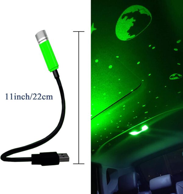 Usb Star Night Light, Portable Star Projector Night Light Car Roof Star Lights Adjustable Night Lamp Romantic Starry Projector - Image 6