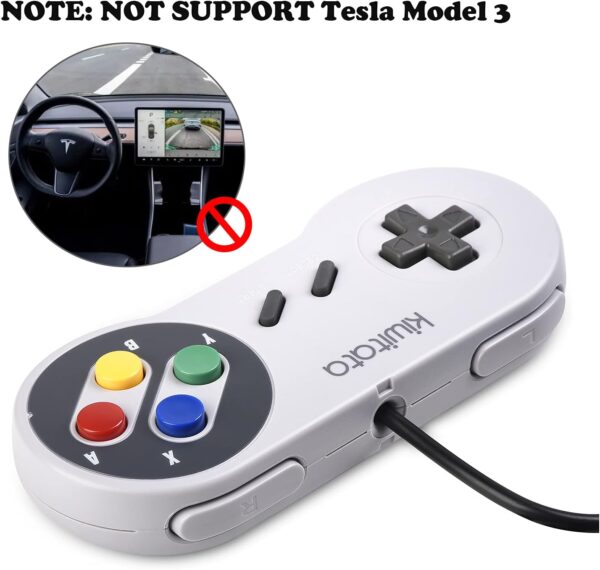 2 Pack Retro SNES USB Controller for PC Games, Classic Wired SNES USB Super NES Game Pad Controller Joypad for Windows PC MAC Linux Retro Pie - Image 4