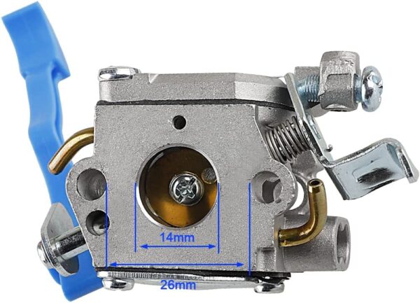 HPENP 590460102 Carburetor for Husq 125B 125BX 125BVX Leaf Blower Trimmer for Zama C1Q-W37 Carb 545 08 18-11 581798001 545081811 545112101 with Air Filter Fuel Line Kit - Image 2