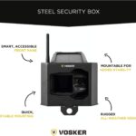 Vosker Metal Security Box For V150 Outdoor Camera Protective Heavy Duty Steel Case Weather Animal Resistant With Easy Accessible Panel - Image 3