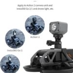 Extension Carry Bracket For Dji Avata Drone, With 1/4 Screw Tripod Mount Adapter Compatible With Dji Action 2, Insta360 Go 1/2 Ac - Image 2