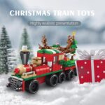 Christmas Train Building Kit,6 in 1 Building Block Toy Christmas Decoration,Surprise Christmas Toy and Birthday Gift for Kids 6+（Train 270 PCS） - Image 3