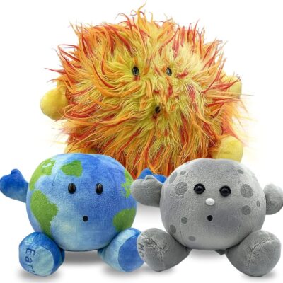 Celestial Buddies Earth Moon and Sun Buddy Eclipse Bundle Science Astronomy Space Solar System Educational Plush Planet Toys