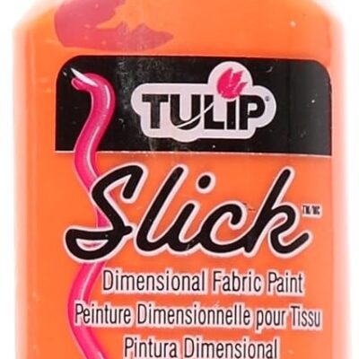 Tulip Dimensional Fabric Paint 114 Ouncesslickorange