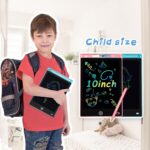 Uniqus Writing Tablet For Kids 2 Pack Lcd Toys Doodle Board Drawing Tablet 10 Inch Electronic Erasable Drawing Pads Educational - Image 9