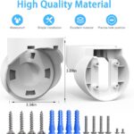 Xlttywl Nest Flood Light Camera Outdoor Eave Mount Bracket Stability Abs Protective Case Eve Outdoor Cam Protection For Google Nest Cam With Floodlight Outdoor Camera - Image 3