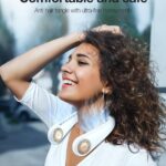 Torras L3 Portable Neck Fan 360° Cooling Fan 9H Using Wearable Bladeless Wind Up And Down Personal 4000 Mah Rechargeable Neck Fan - Image 4