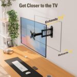 Mounting Dream Ul Listed Full Motion Monitor Wall Mount Tv Bracket For 1026 Inch Led, Lcd Flat Screen Tv And Monitor, Tv Mount - Image 4