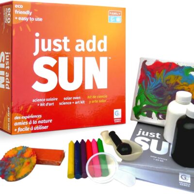 Griddly Kids Educational Science Kits - Just Add Sun: STEAM Art & Science Kits for Kids Age 8-12 - Eco-Friendly, Easy to Use Arts and Crafts, Educational & Fun Hands-On Learning for Little Scientists