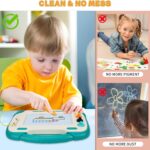 Uniqus Magnetic Drawing Board For Toddlers 13，Toys For 2 Year Old Boy，Writing Tablet Doodle Board For Toddlers 13，Kids Travel - Image 3
