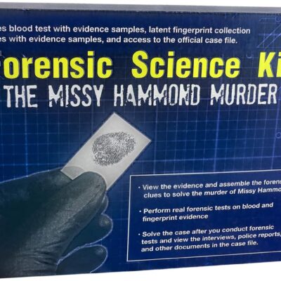 Crime Scene Forensic Science Kit: Solve The Missy Hammond Murder