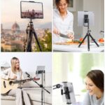 Elitehood est Aluminum Ipad Tripod Mount, 360° Tilt Rotation Ipad Holder For Tripod, Tablet Tripod Mount For Ipad Pro 12.9 - Image 6