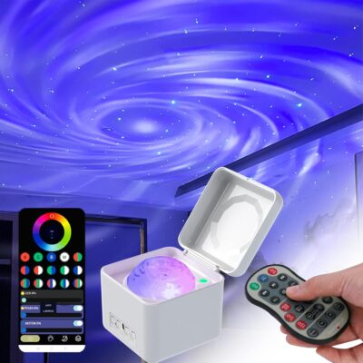 Uniqus Magic Box Led Star Projector With Phone App And Remote Control Bluetooth Speaker Bedroom Kids Night Light For Bedroom