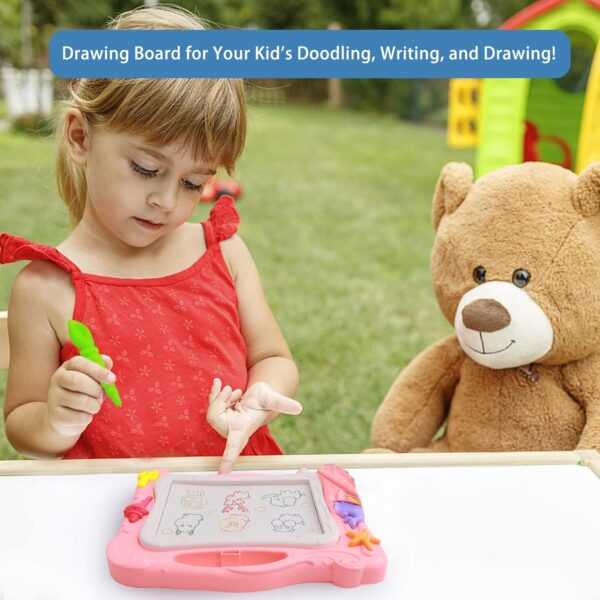 Magnetic Drawing Board, Erasable Doodle Board For Kids, Educational Learning Toys, Toddler Toys For Girls Boys 2 3 4 5 Years Old - Image 7