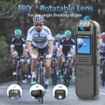 Body Camera, Police Body Cam Video Hd 1080P, 256G Max Memory, Upgrade Rotate Wearable Clip For Law Enforcement,Security,Guard,Home,Outdoor,Travel,Camping,Cycling, Built-In 64G Card With Night Vision - Image 2