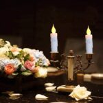 White Short Flameless Taper Candles Realistic with Timer,Battery Operated Short Taper Candle Flickering Flame,4.75inch Short Candlestics,Fireplace Christmas Halloween Decor - Image 4